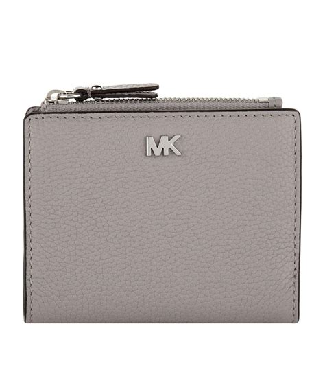 michael kors small studded leather wallet|michael kors bifold wallet women's.